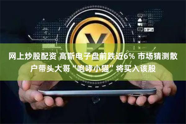 网上炒股配资 高斯电子盘前跌近6% 市场猜测散户带头大哥“咆哮小猫”将买入该股
