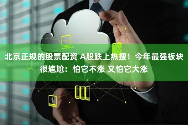 北京正规的股票配资 A股跌上热搜!今年最强板块很尴尬:怕它不涨 又怕它大涨